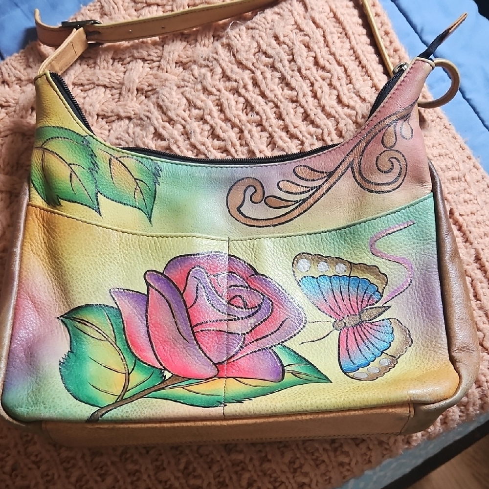 Colorful Floral and Butterfly Women's Bag